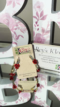 Load image into Gallery viewer, Rose Bling Hoop