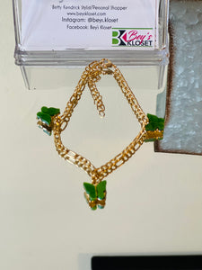 Cubanlink Butterfly Anklet